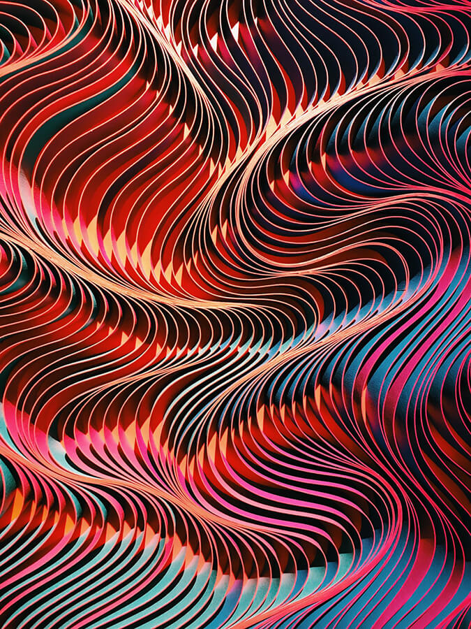 Abstract colorful shapes